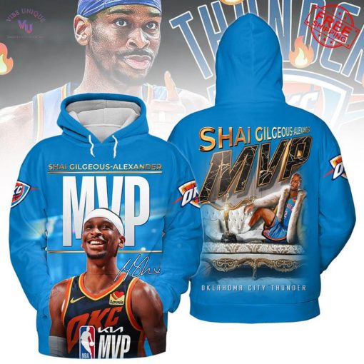 SGA Oklahoma City Thunder MVP 2024-25 Limited Merch Collection