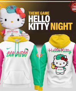 San Diego Padres Theme Game Hello Kitty Night Sweet Style Limited Hoodie