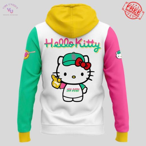 San Diego Padres Theme Game Hello Kitty Night Sweet Style Limited Hoodie