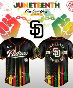San Diego Padres x Juneteenth Freedom Day 2025 Special Jersey