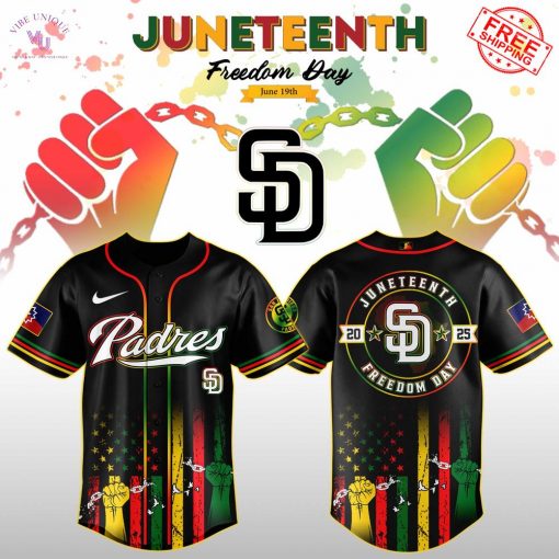 San Diego Padres x Juneteenth Freedom Day 2025 Special Jersey
