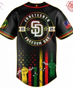 San Diego Padres x Juneteenth Freedom Day 2025 Special Jersey 3