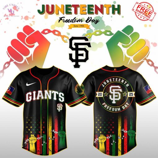 San Francisco Giants x Juneteenth Freedom Day 2025 Special Jersey