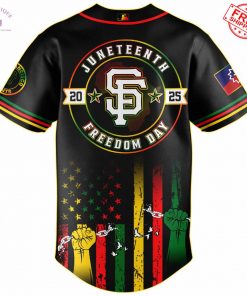 San Francisco Giants x Juneteenth Freedom Day 2025 Special Jersey 3