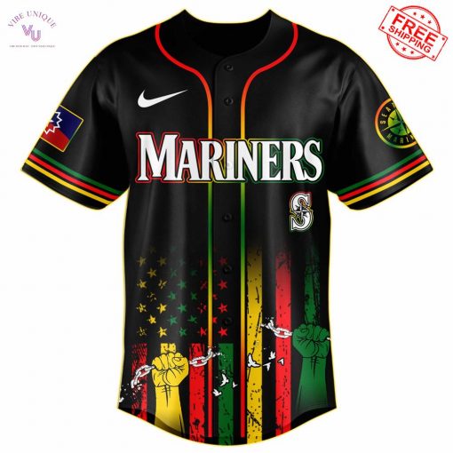 Seattle Mariners x Juneteenth Freedom Day 2025 Special Jersey