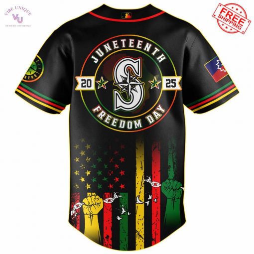 Seattle Mariners x Juneteenth Freedom Day 2025 Special Jersey