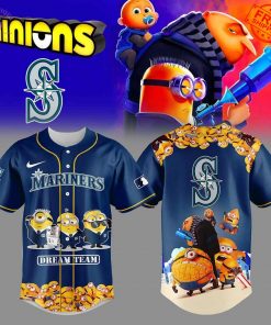 Seattle Mariners x Minions Special Baseball Jersey