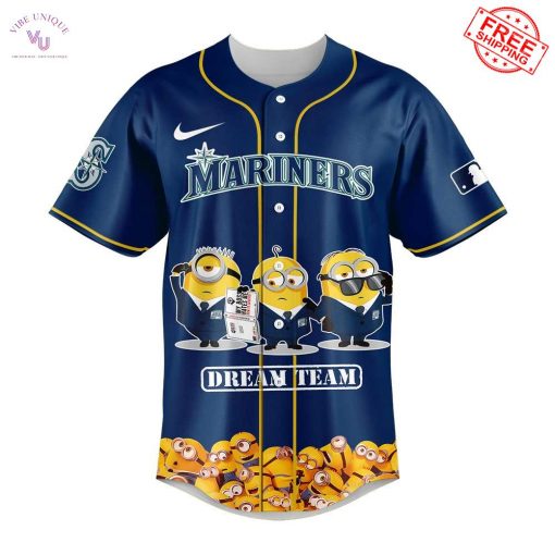 Seattle Mariners x Minions Special Baseball Jersey