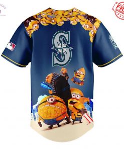 Seattle Mariners x Minions Special Baseball Jersey 3