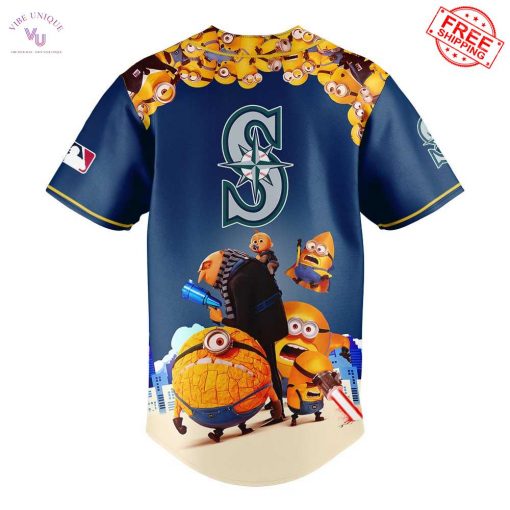 Seattle Mariners x Minions Special Baseball Jersey