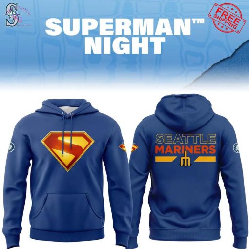 Superman Night 2025 Seattle Mariners Limited Hoodie