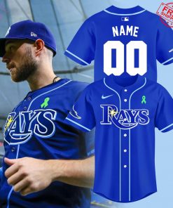 Tampa Bay Rays Personalized Special Blue Baseball Jersey