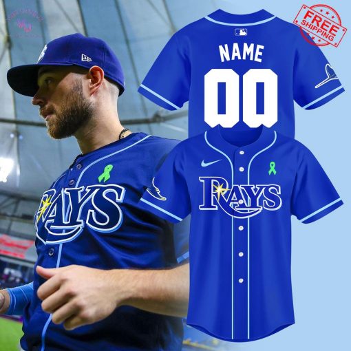 Tampa Bay Rays Personalized Special Blue Baseball Jersey
