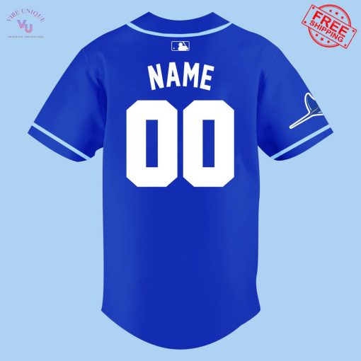 Tampa Bay Rays Personalized Special Blue Baseball Jersey