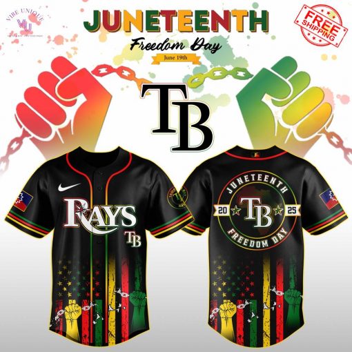 Tampa Bay Rays x Juneteenth Freedom Day 2025 Special Jersey