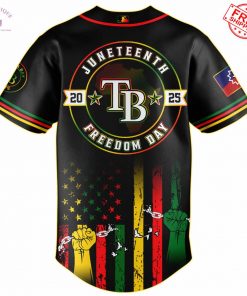 Tampa Bay Rays x Juneteenth Freedom Day 2025 Special Jersey 3