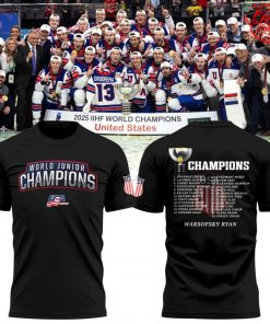 Team USA World Junior Champions 2025 Limited T-Shirt