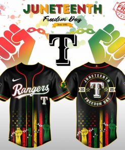 Texas Rangers x Juneteenth Freedom Day 2025 Special Jersey