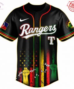 Texas Rangers x Juneteenth Freedom Day 2025 Special Jersey