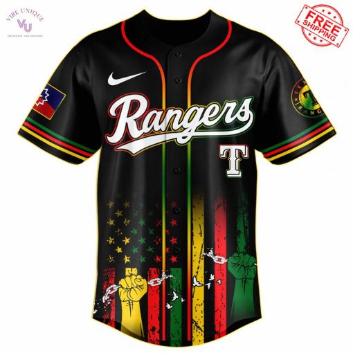 Texas Rangers x Juneteenth Freedom Day 2025 Special Jersey