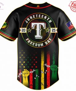 Texas Rangers x Juneteenth Freedom Day 2025 Special Jersey 3 1