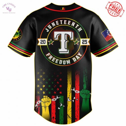 Texas Rangers x Juneteenth Freedom Day 2025 Special Jersey