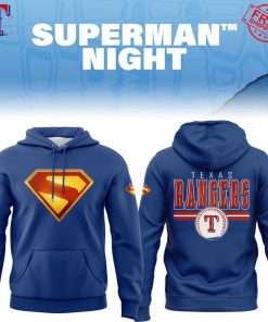 Texas Rangers x Superman Night Special Hoodie