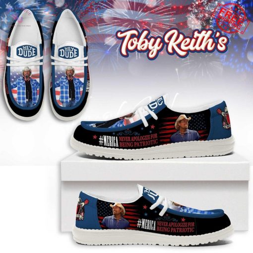 Toby Keith Never Apologize For Being Patriotic Limited Loafer Shoes