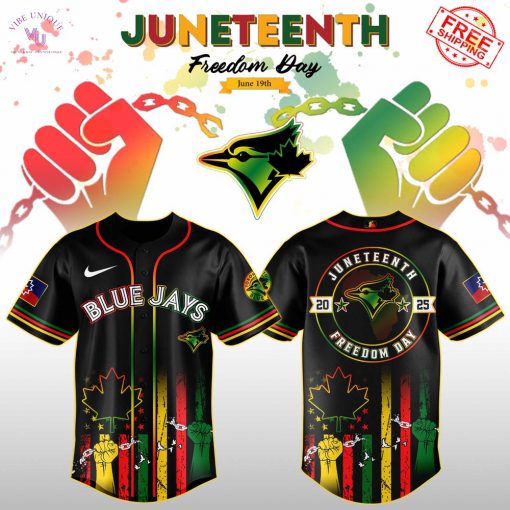 Toronto Blue Jays x Juneteenth Freedom Day 2025 Special Jersey