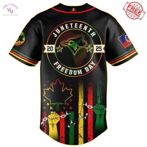 Toronto Blue Jays x Juneteenth Freedom Day 2025 Special Jersey