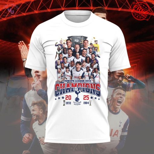 Tottenham Kings of Europe 2025 Europa League Winners Limited Merch Collection