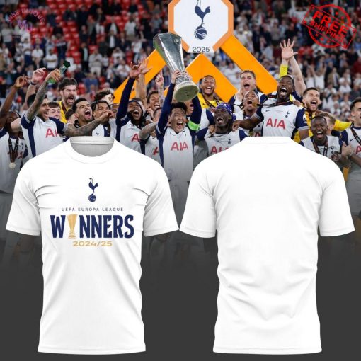 Tottenham UEFA Europa League 2024-25 Winners Special T-Shirt