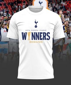 Tottenham UEFA Europa League 2024-25 Winners Special T-Shirt
