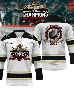 USHL Muskegon Lumberjacks Champions 2025 Limited Hockey Jersey