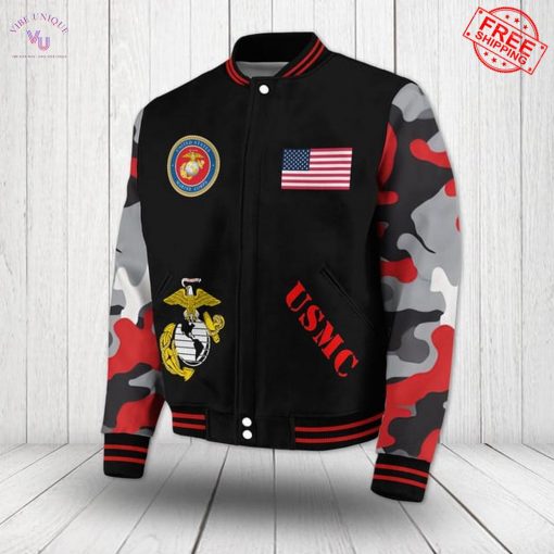USMC Once A Marine Always A Marine Special Baseball Jacket