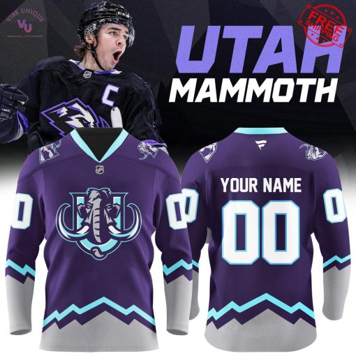 Utah Mammoth Personalized Special Hockey Jersey