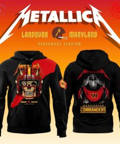 Washington Commanders x Metallica Landover Maryland Limited Merch Collection