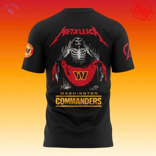 Washington Commanders x Metallica Landover Maryland Limited Merch Collection