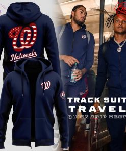 Washington Nationals Track Suit Travel Quick Trip West 2025 Limited Merch Collection
