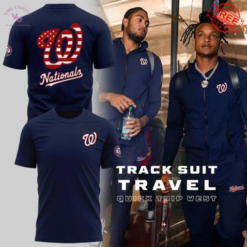Washington Nationals Track Suit Travel Quick Trip West 2025 Limited Merch Collection