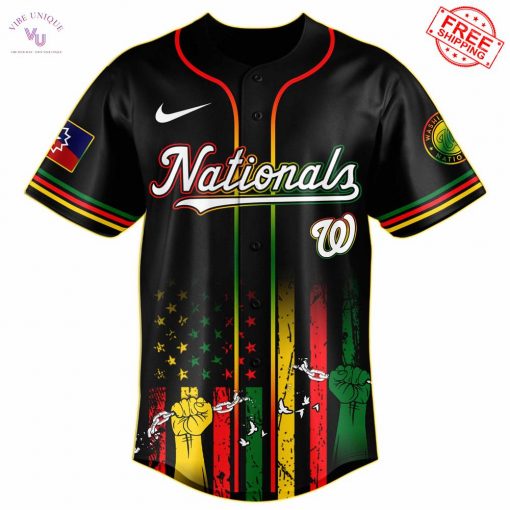 Washington Nationals x Juneteenth Freedom Day 2025 Special Jersey