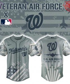 Washington Nationals x Veteran Air Force 2025 Special Jersey 1