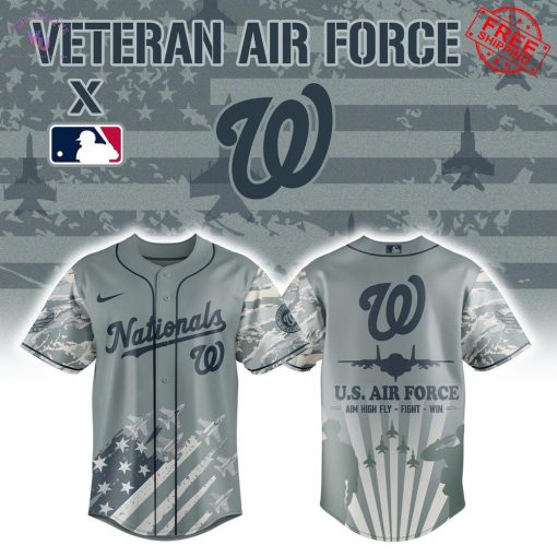 Washington Nationals x Veteran Air Force 2025 Special Jersey