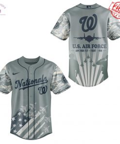 Washington Nationals x Veteran Air Force 2025 Special Jersey 4