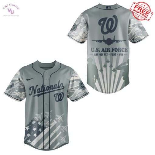 Washington Nationals x Veteran Air Force 2025 Special Jersey