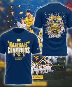 West Virginia Mountaineers Big 12 Champions 2025 Limited Shirt Collection 3