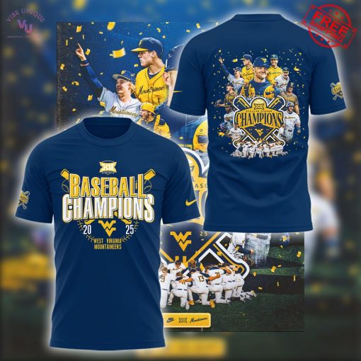 West Virginia Mountaineers Big 12 Champions 2025 Limited Shirt Collection