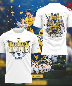 West Virginia Mountaineers Big 12 Champions 2025 Limited Shirt Collection 4