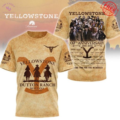 Yellowstone 7th Anniversary Limited Merch Collection