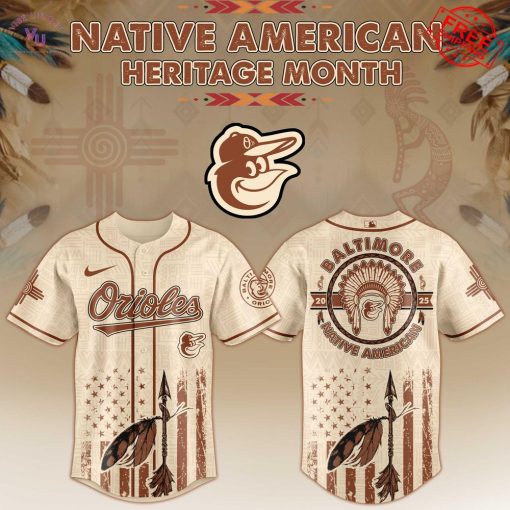 2025 Baltimore Orioles x Native American Heritage Limited Baseball Jersey